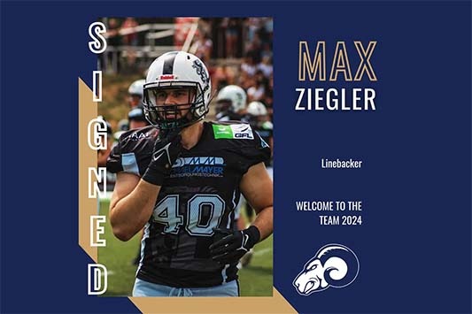 Nürnberg Rams Neuzugang Max Ziegler