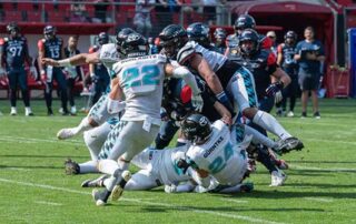 Klarer Sieg gegen Raiders Tirol der Munich Ravens
